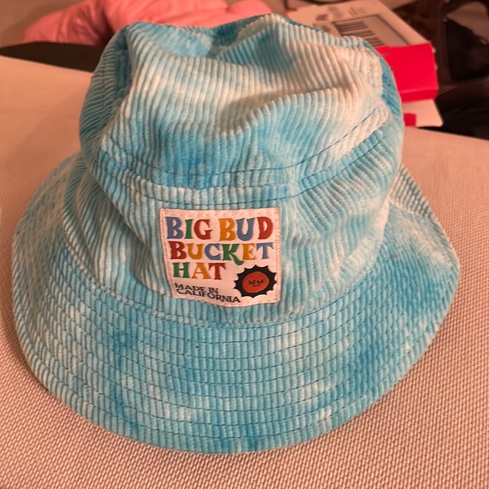 Big bud press corduroy bucket hat in blue